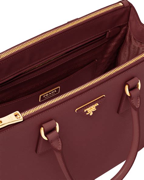 prada galleria saffiano leather satchel|prada medium saffiano leather bag.